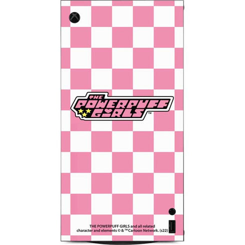 Cartoon Network Powerpuff Girls Checkered XBox Series X Digital Edition Console Skin