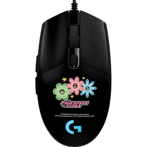 Cartoon Network Powerpuff Girls Flowers G203 Prodigy RGB Wired Gaming Mouse Skin