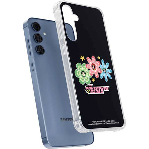 Cartoon Network Powerpuff Girls Flowers Galaxy A55 5G Clear Case