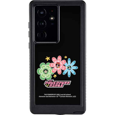 Cartoon Network Powerpuff Girls Flowers Galaxy S24 Ultra Waterproof Case