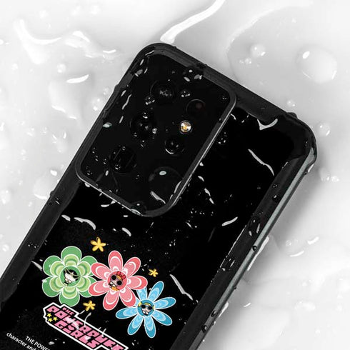 Cartoon Network Powerpuff Girls Flowers Galaxy S24 Ultra Waterproof Case