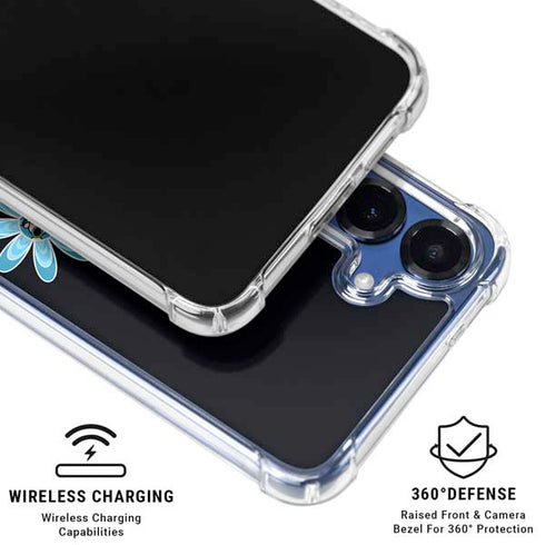 Cartoon Network Powerpuff Girls Flowers Galaxy S25 Plus Clear Case