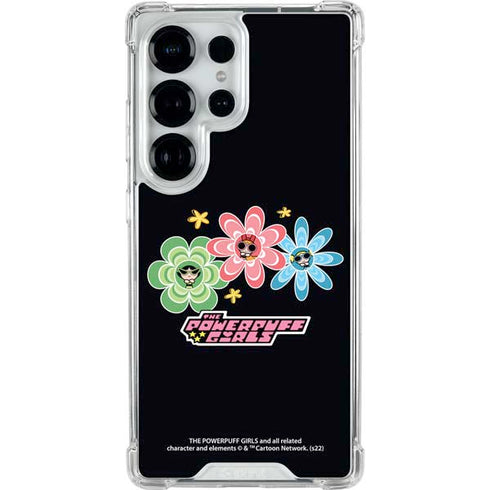 Cartoon Network Powerpuff Girls Flowers Galaxy S25 Ultra Clear Case