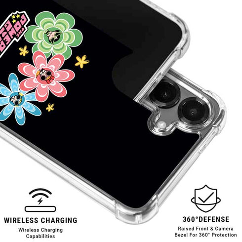 Cartoon Network Powerpuff Girls Flowers Galaxy S26 Clear Case