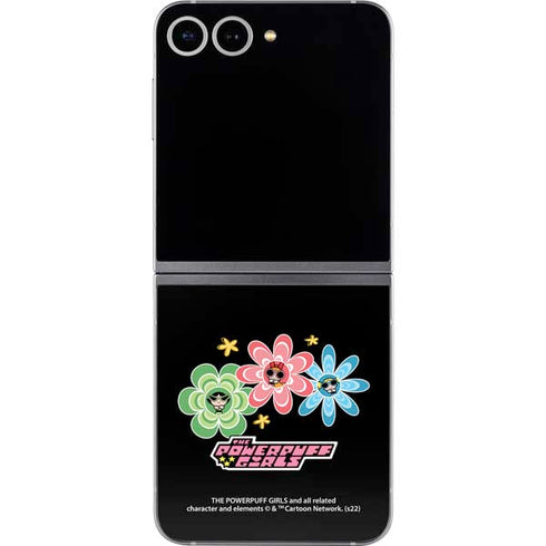 Cartoon Network Powerpuff Girls Flowers Galaxy Z Flip6 Skin
