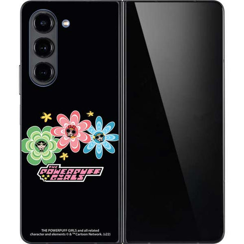 Cartoon Network Powerpuff Girls Flowers Galaxy Z Fold5 5G Skin