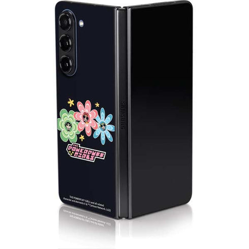 Cartoon Network Powerpuff Girls Flowers Galaxy Z Fold5 5G Skin
