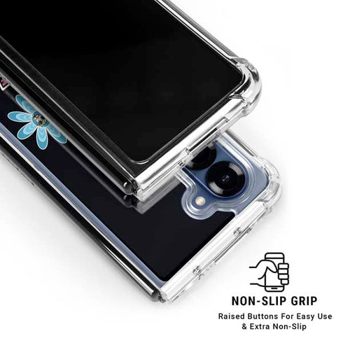 Cartoon Network Powerpuff Girls Flowers Galaxy Z Fold6 Clear Case