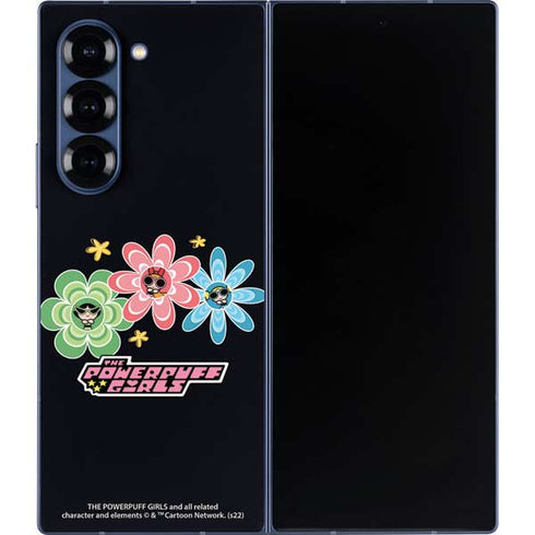 Cartoon Network Powerpuff Girls Flowers Galaxy Z Fold6 Skin