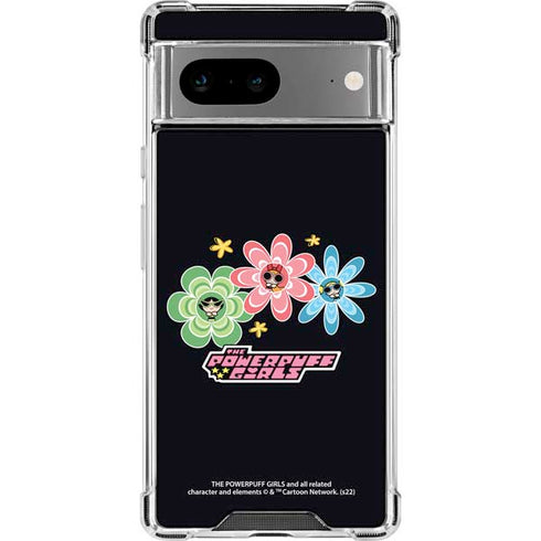 Cartoon Network Powerpuff Girls Flowers Google Pixel 8a Clear Case