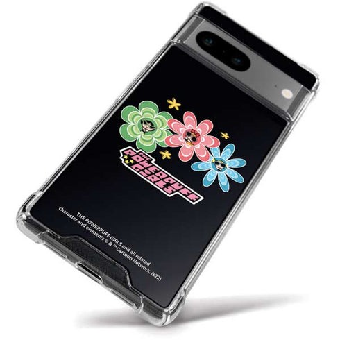 Cartoon Network Powerpuff Girls Flowers Google Pixel 8a Clear Case