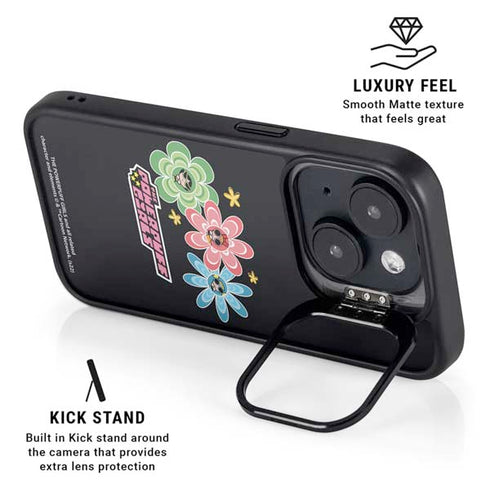 Cartoon Network Powerpuff Girls Flowers iPhone 14 Kickstand Case