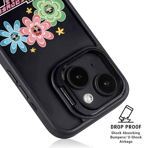 Cartoon Network Powerpuff Girls Flowers iPhone 14 Kickstand Case