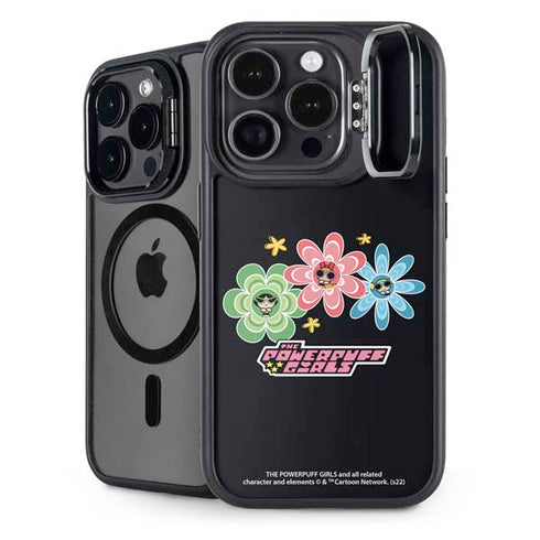 Cartoon Network Powerpuff Girls Flowers iPhone 14 Pro Max Kickstand Case