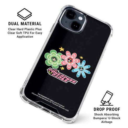 Cartoon Network Powerpuff Girls Flowers iPhone 15 Clear Case