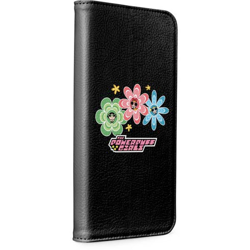 Cartoon Network Powerpuff Girls Flowers iPhone 15 Plus Folio Case