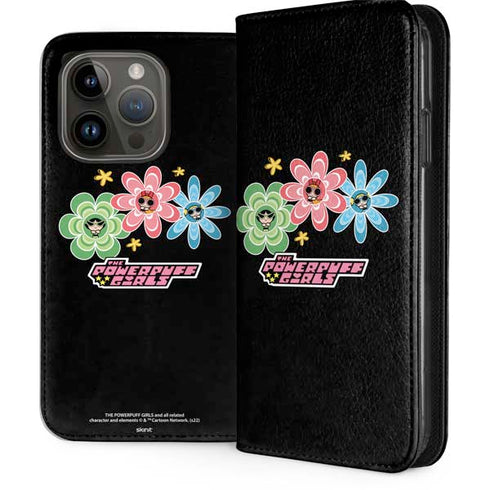 Cartoon Network Powerpuff Girls Flowers iPhone 15 Pro Folio Case