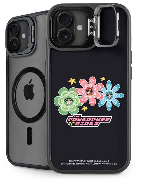 Cartoon Network Powerpuff Girls Flowers iPhone 16 Kickstand Case