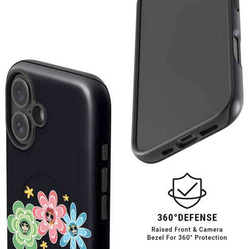 Cartoon Network Powerpuff Girls Flowers iPhone 16 Magsafe Impact Case
