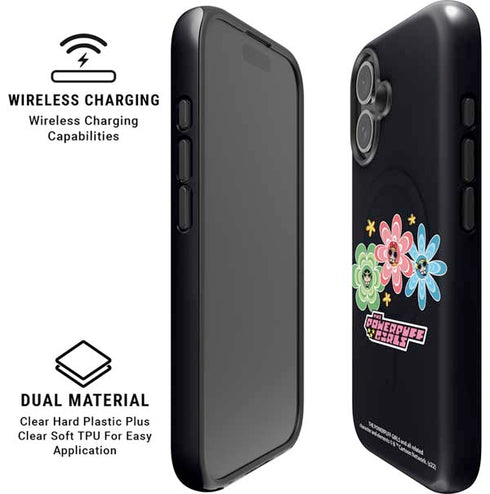 Cartoon Network Powerpuff Girls Flowers iPhone 16 Magsafe Impact Case