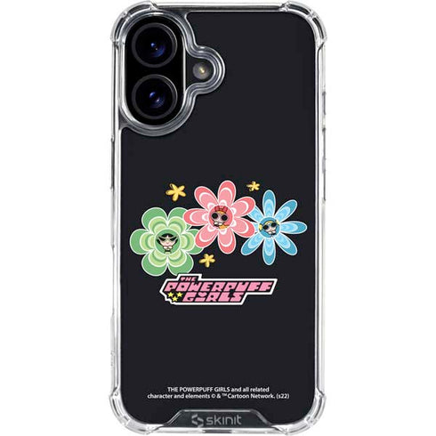 Cartoon Network Powerpuff Girls Flowers iPhone 16 Plus Clear Case