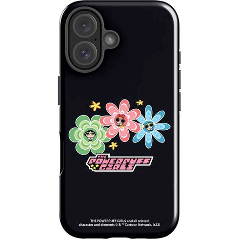 Cartoon Network Powerpuff Girls Flowers iPhone 16 Plus Impact Case