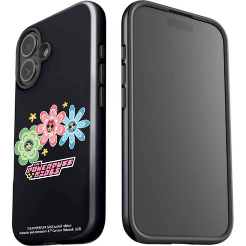 Cartoon Network Powerpuff Girls Flowers iPhone 16 Plus Impact Case