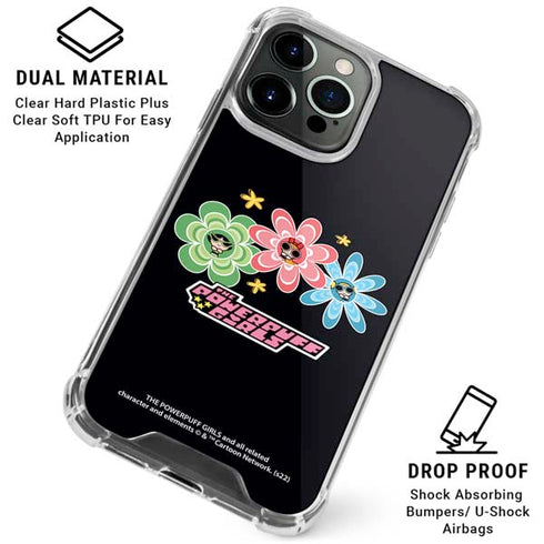 Cartoon Network Powerpuff Girls Flowers iPhone 16 Pro Max Clear Case