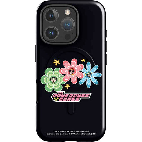 Cartoon Network Powerpuff Girls Flowers iPhone 16 Pro Max Magsafe Impact Case