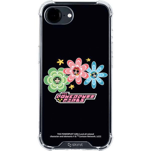 Cartoon Network Powerpuff Girls Flowers iPhone 16e Clear Case