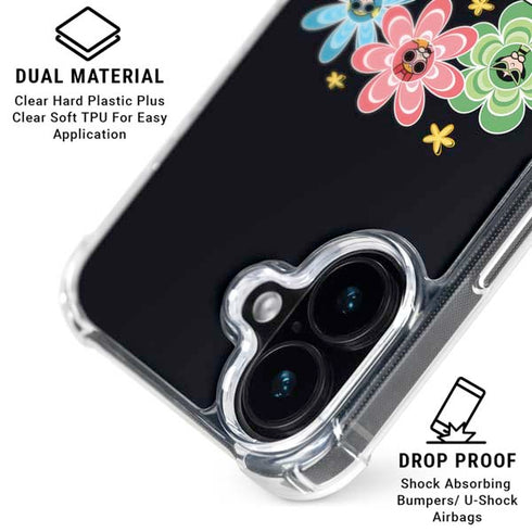 Cartoon Network Powerpuff Girls Flowers iPhone 17 Clear Case