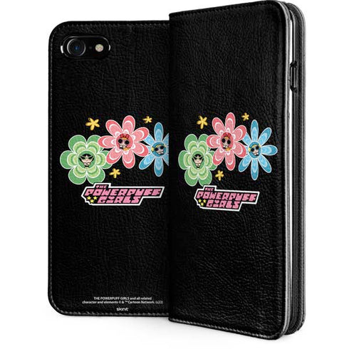 Cartoon Network Powerpuff Girls Flowers iPhone SE (2nd & 3rd Gen) Folio Case