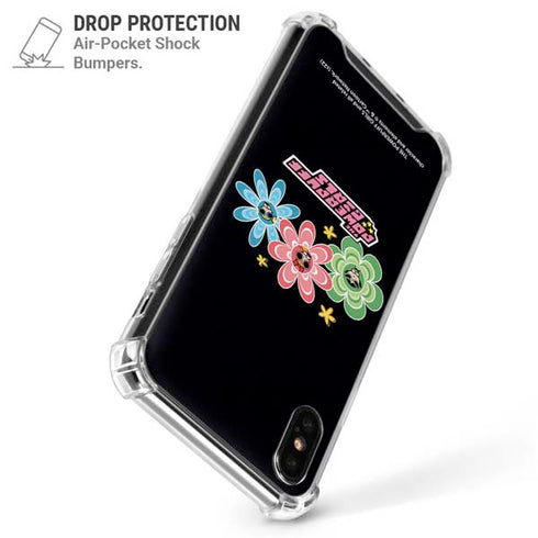 Cartoon Network Powerpuff Girls Flowers iPhone X/XS Clear Case