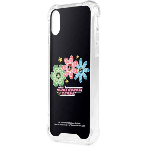 Cartoon Network Powerpuff Girls Flowers iPhone XS Clear Case