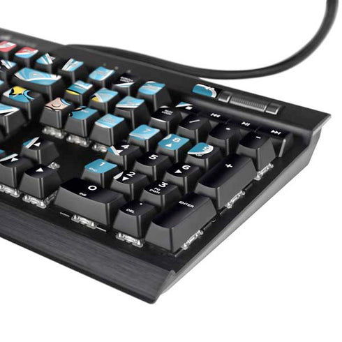 Cartoon Network Powerpuff Girls Flowers K95 RGB PLATINUM Mechanical Gaming Keyboard Skin