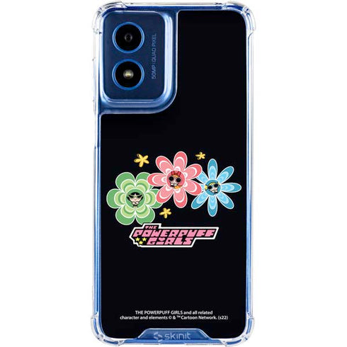 Cartoon Network Powerpuff Girls Flowers Moto G 5G (2024) Clear Case