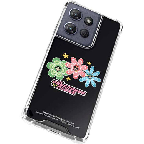 Cartoon Network Powerpuff Girls Flowers Moto G Play 5G (2025) Clear Case