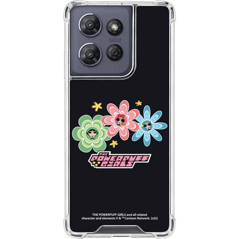 Cartoon Network Powerpuff Girls Flowers Moto G Power 5G (2025) Clear Case