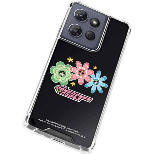 Cartoon Network Powerpuff Girls Flowers Moto G Power 5G (2025) Clear Case