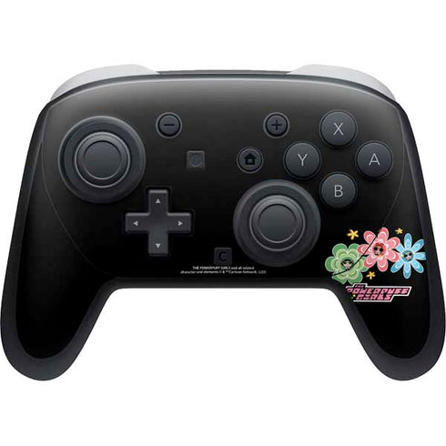 Cartoon Network Powerpuff Girls Flowers Nintendo Switch 2 (2025) Pro Controller Skin