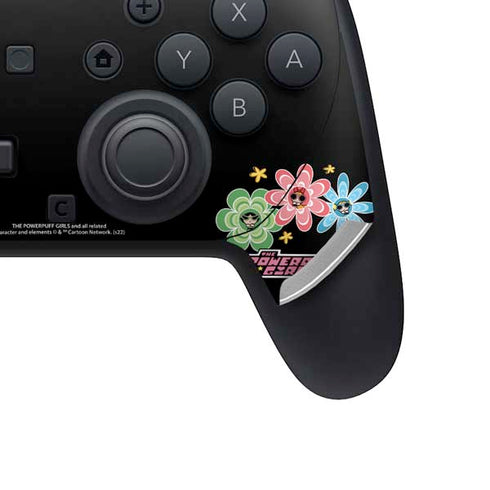 Cartoon Network Powerpuff Girls Flowers Nintendo Switch 2 (2025) Pro Controller Skin