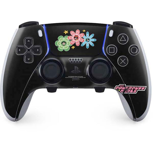 Cartoon Network Powerpuff Girls Flowers PS5 DualSense Edge Pro Controller Skin