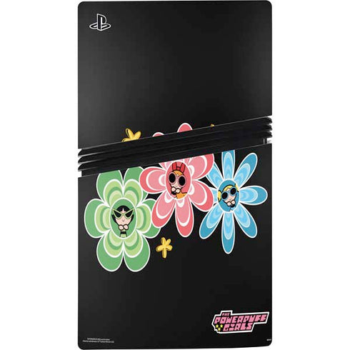 Cartoon Network Powerpuff Girls Flowers PS5 Pro Console Skin