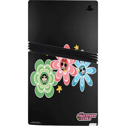 Cartoon Network Powerpuff Girls Flowers PS5 Pro Console Skin