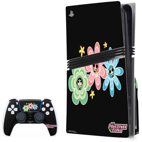 Cartoon Network Powerpuff Girls Flowers PlayStation PS5 Skins