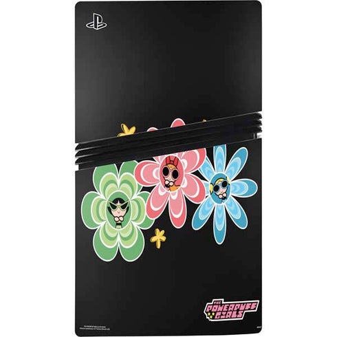 Cartoon Network Powerpuff Girls Flowers PS5 Pro Disk Bundle Skin