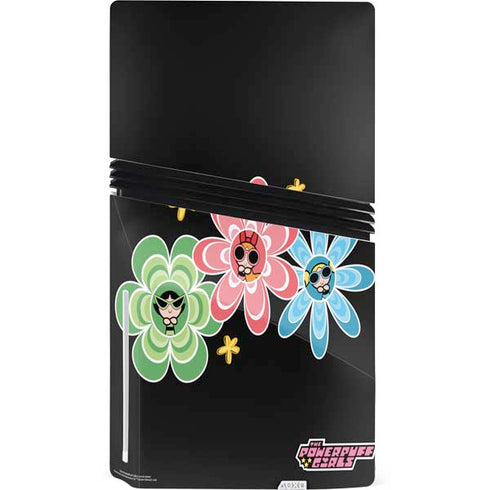Cartoon Network Powerpuff Girls Flowers PS5 Pro Disk Console Skin