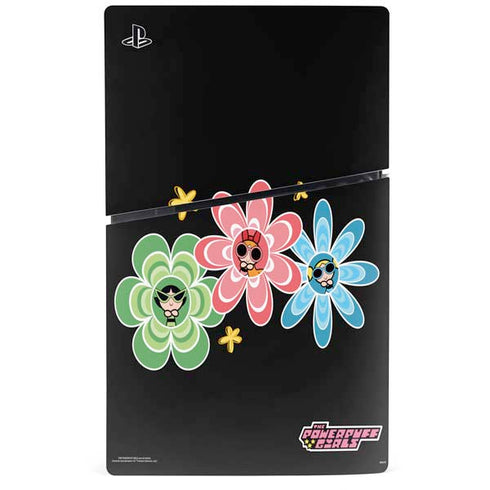 Cartoon Network Powerpuff Girls Flowers PS5 Slim Digital Edition Console Skin