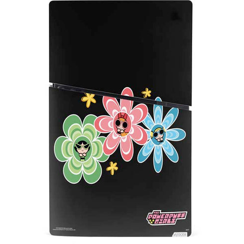 Cartoon Network Powerpuff Girls Flowers PS5 Slim Digital Edition Console Skin
