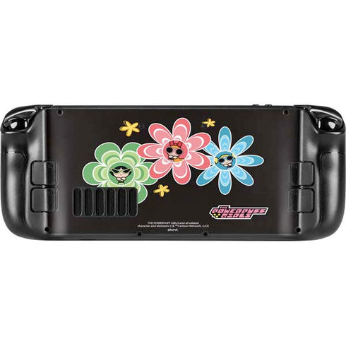 Cartoon Network Powerpuff Girls Flowers Steam Deck Handheld Gaming Computer Skin